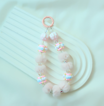 ⑦🔥50%OFF🔥Fluffy Candy Bracelets/Phone Chains/Keychains --z