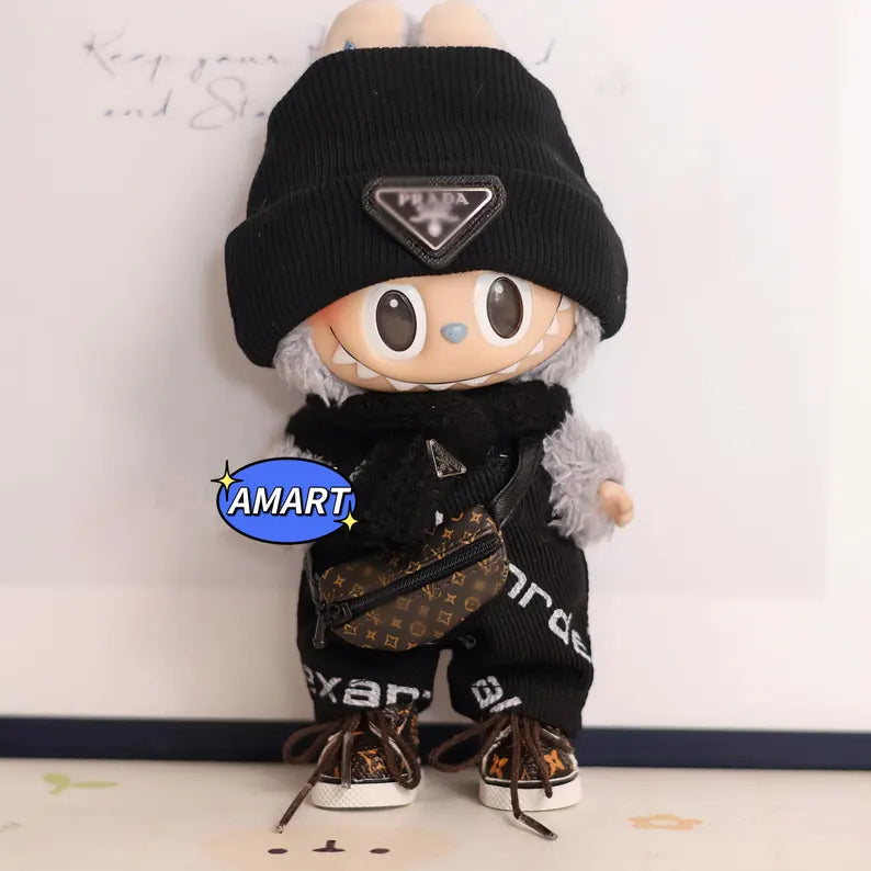 Bubu Monsters Outfit - Stylish Doll Clothes with Beanie and Accessories (Dolls not included)