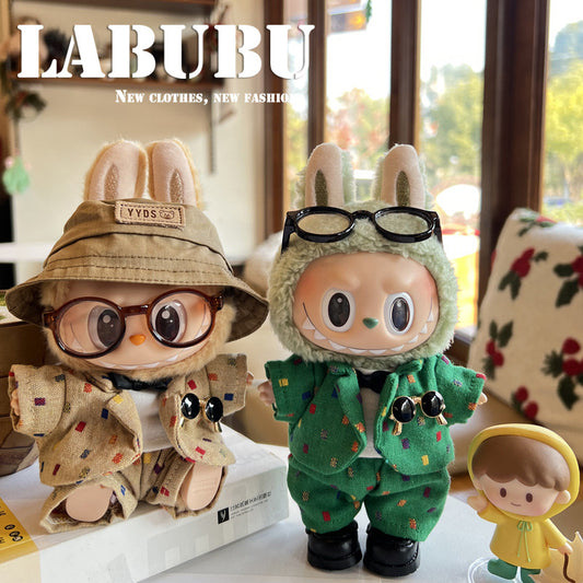 Bubu Monsters macaron blind box pendant small suit hat