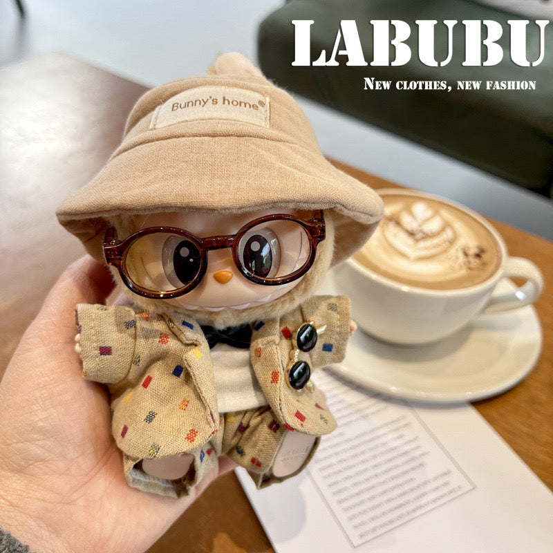 Bubu Monsters macaron blind box pendant small suit hat
