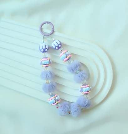 ⑦🔥50%OFF🔥Fluffy Candy Bracelets/Phone Chains/Keychains --z