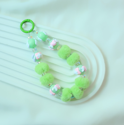 ⑦🔥50%OFF🔥Fluffy Candy Bracelets/Phone Chains/Keychains --z