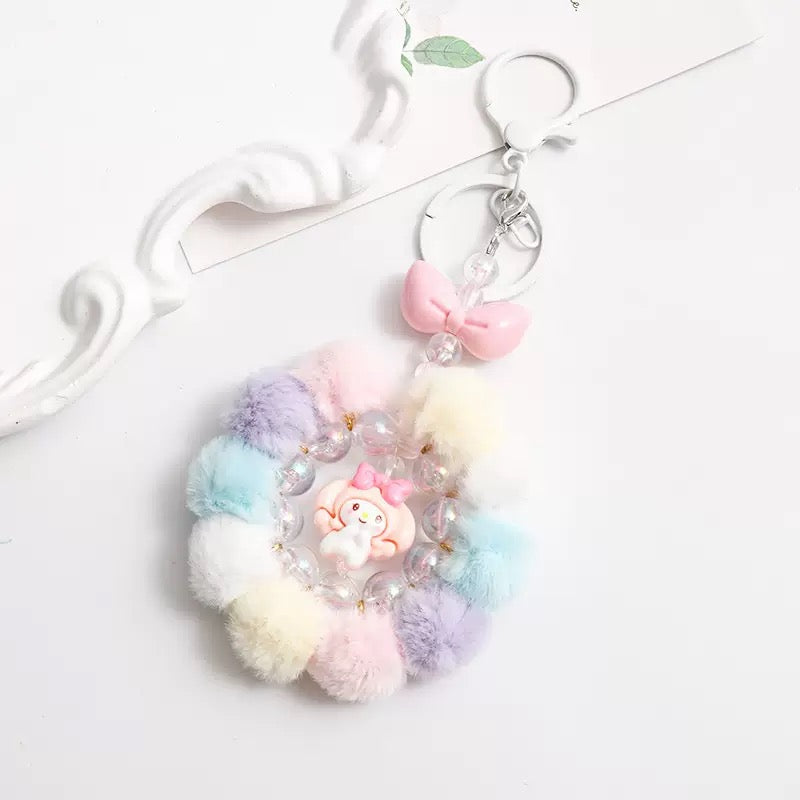 ①New arrival🔥50%OFF🔥 SR Fluffy Bows Keychains --z