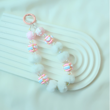⑦🔥50%OFF🔥Fluffy Candy Bracelets/Phone Chains/Keychains --z