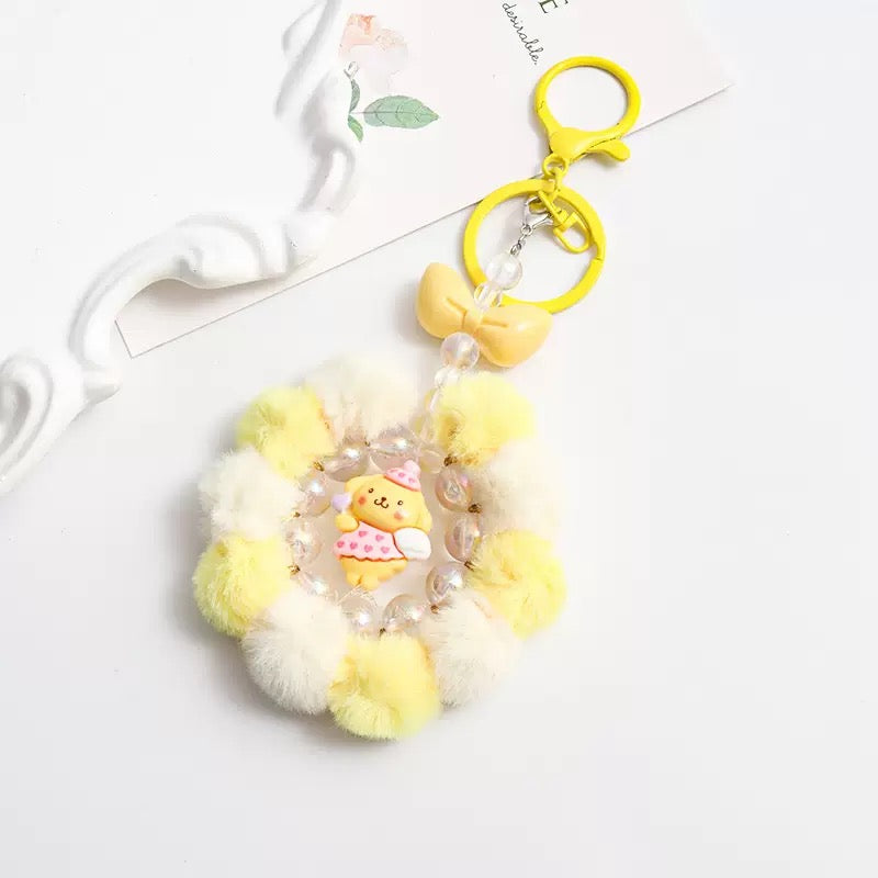 ①New arrival🔥50%OFF🔥 SR Fluffy Bows Keychains --z
