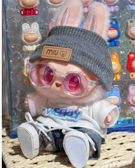 Bubu Monsters clothes, party macaron vinyl toy clothes, jade books