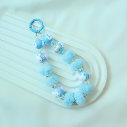 ⑦🔥50%OFF🔥Fluffy Candy Bracelets/Phone Chains/Keychains --z