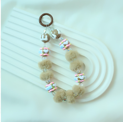 ⑦🔥50%OFF🔥Fluffy Candy Bracelets/Phone Chains/Keychains --z