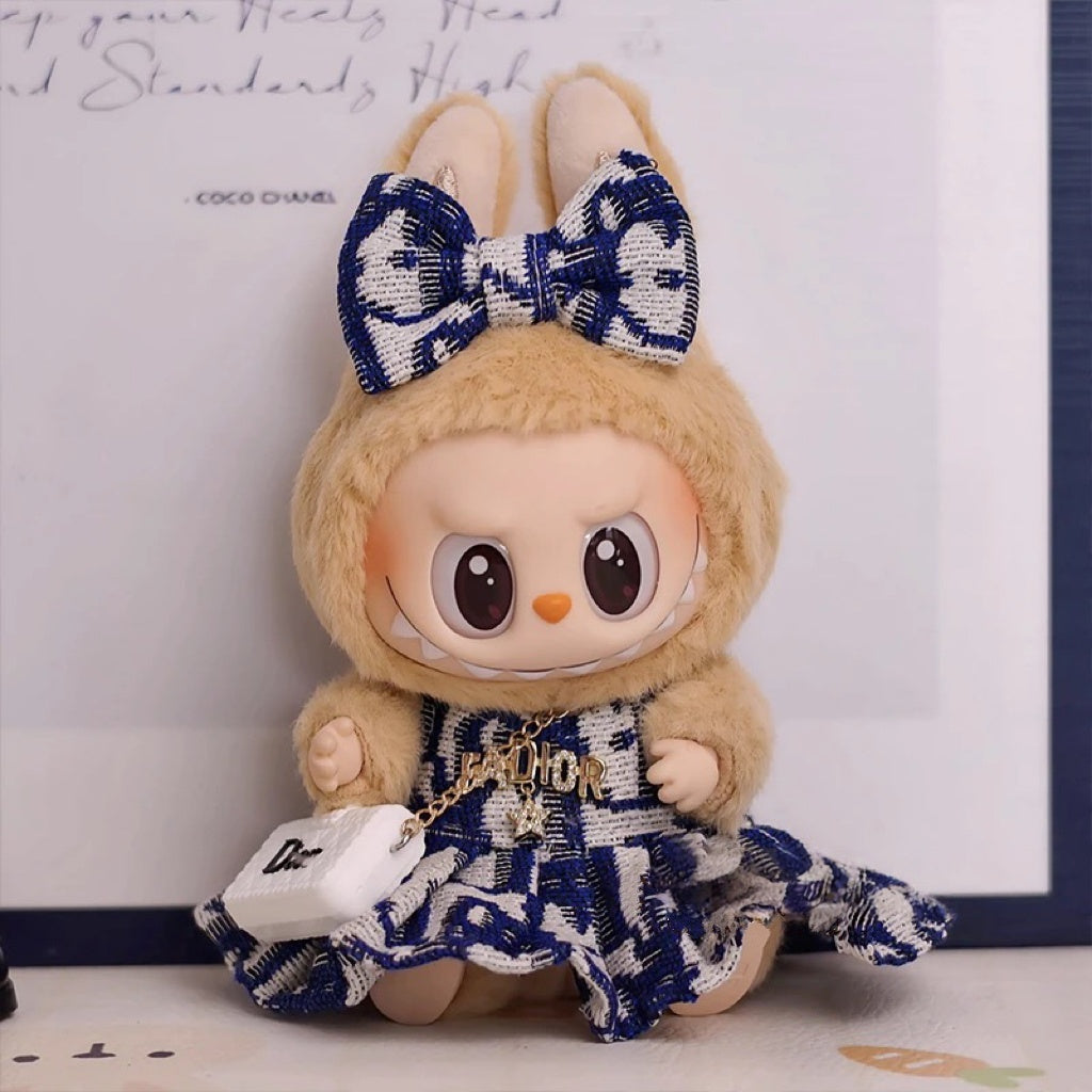 Bubu Monsters doll pendant sitting party clothes