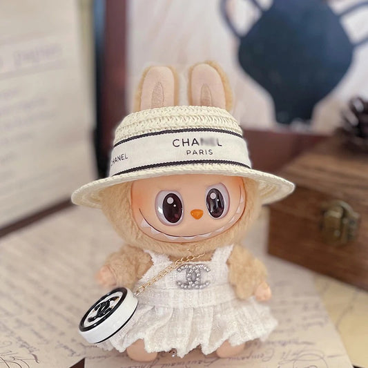 Bubu Monsters doll pendant sitting party clothes
