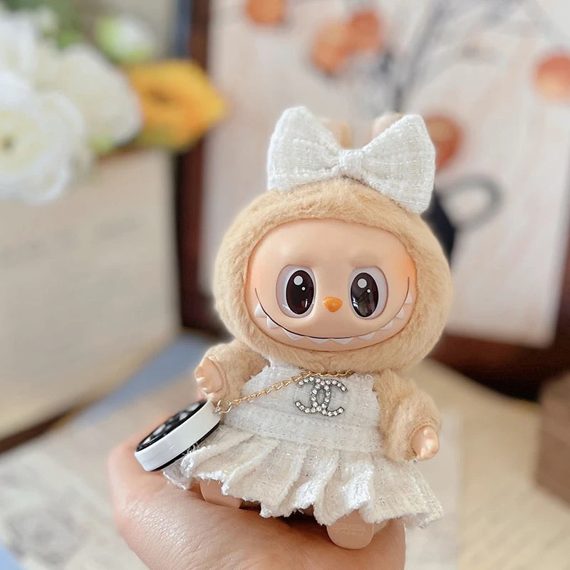 Bubu Monsters doll pendant sitting party clothes