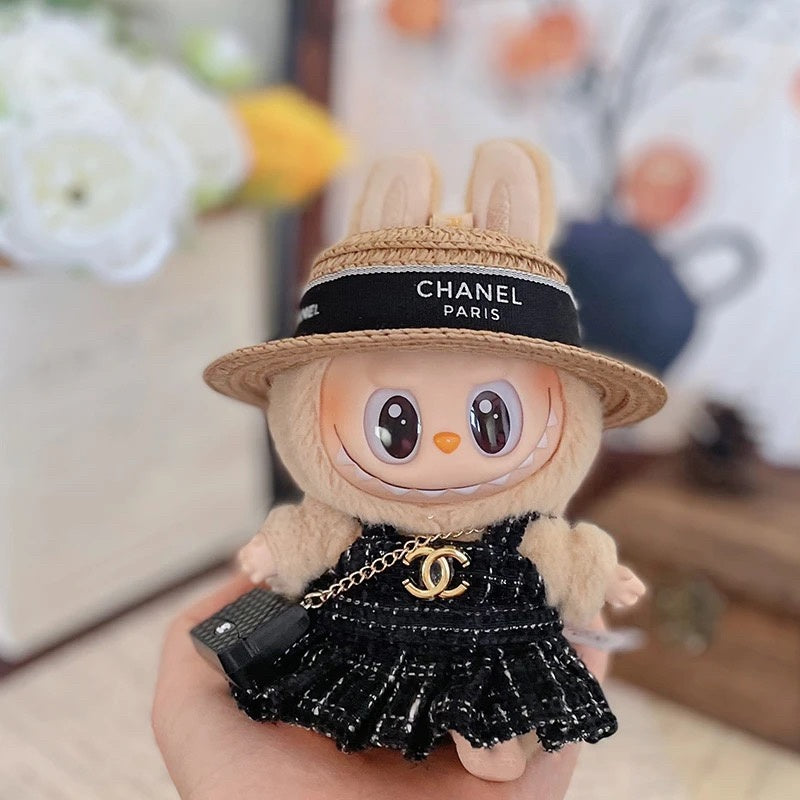 Bubu Monsters doll pendant sitting party clothes