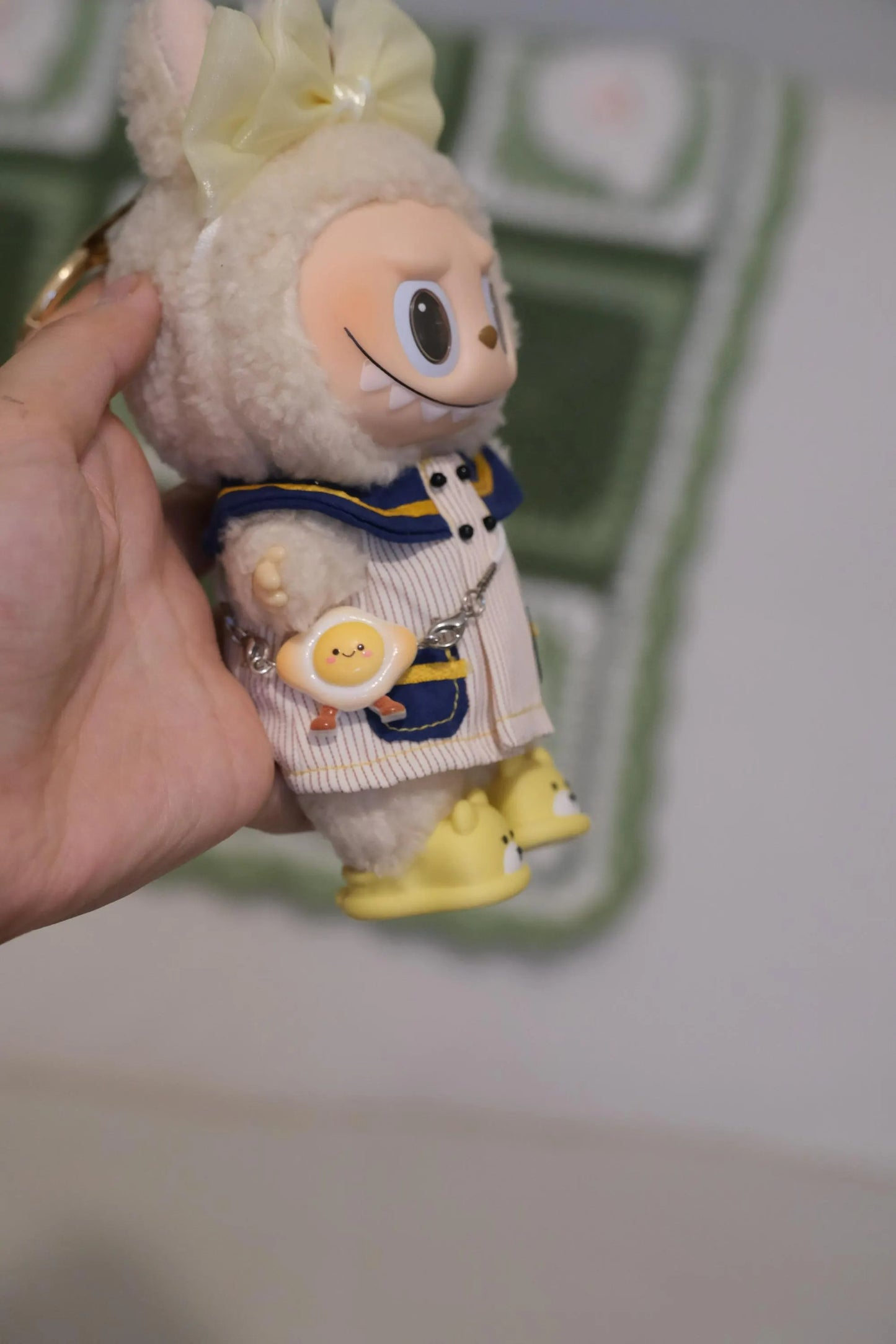 Bubu Monsters Doll clothes, Bubu Four Pieces Set with shoes, Bubu girl clothes, Bubu dress, Bubu shoes, Bubu accessories,17cm BBubu clothes