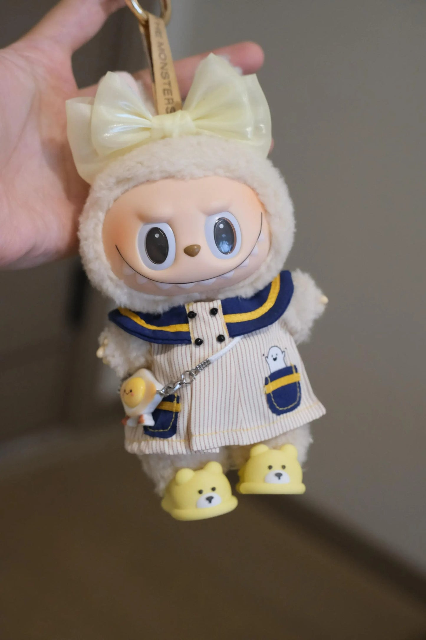 Bubu Monsters Doll clothes, Bubu Four Pieces Set with shoes, Bubu girl clothes, Bubu dress, Bubu shoes, Bubu accessories,17cm BBubu clothes